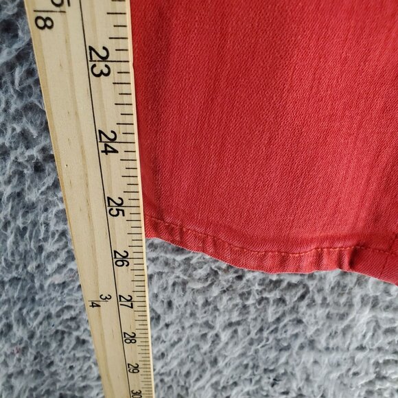 Liverpool Jeans Womens 10/30 Red Hugger Ankle Denim - Picture 7 of 10
